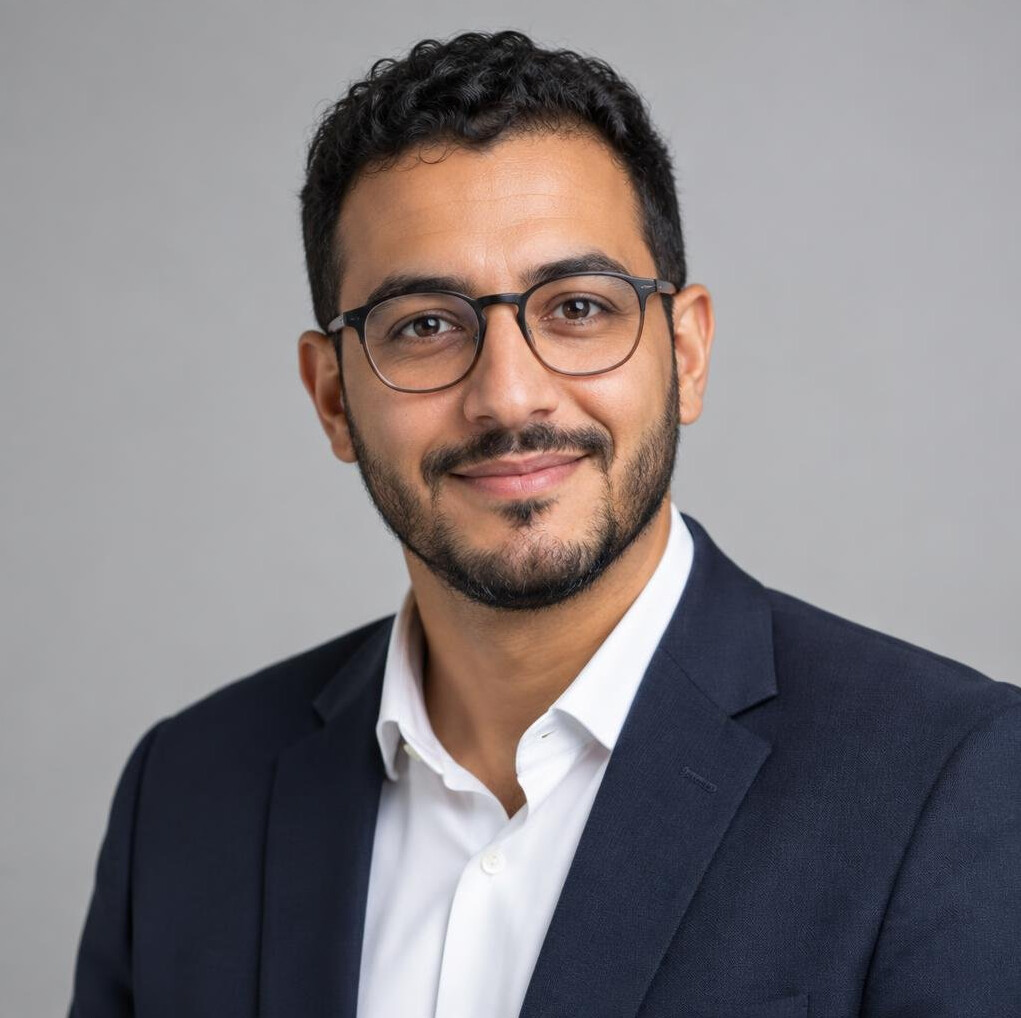 Portrait of a business consultant with glasses